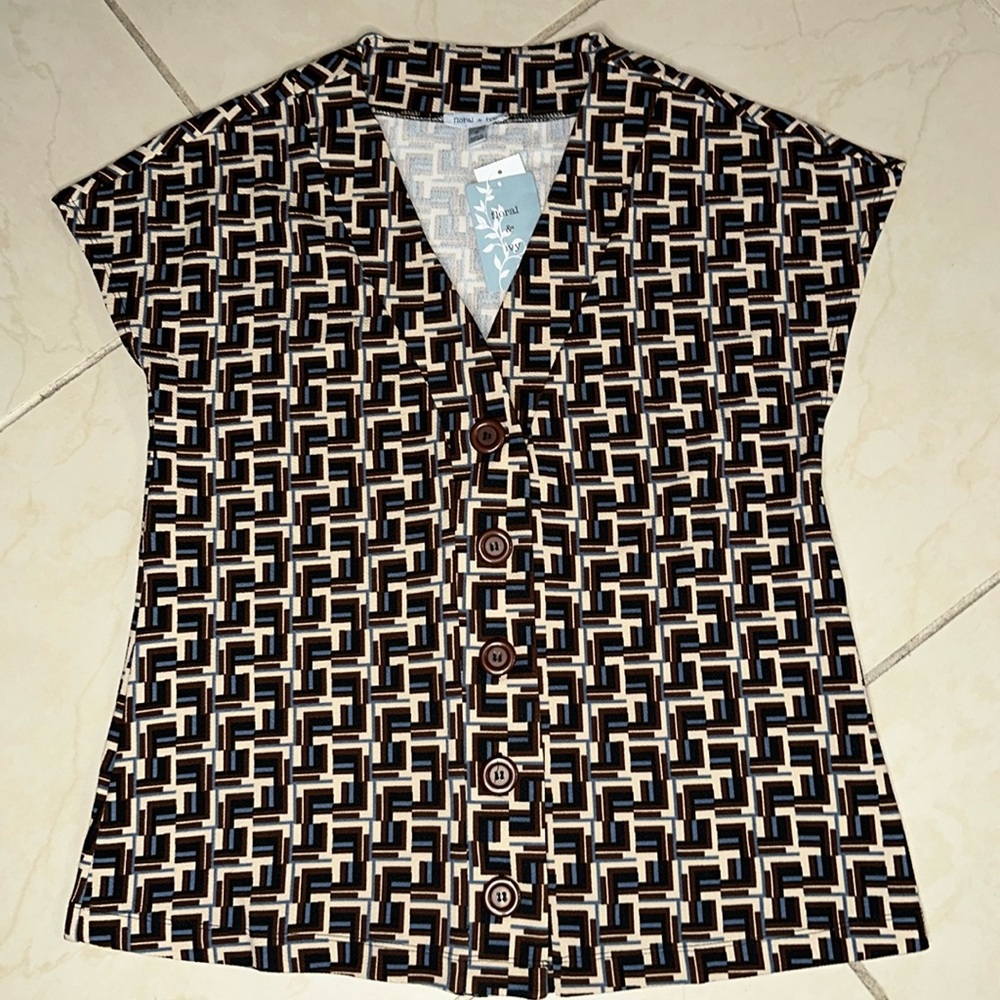 Floral & Ivy blouse Sz. M